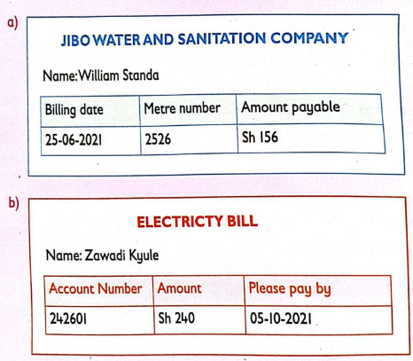 Bills.